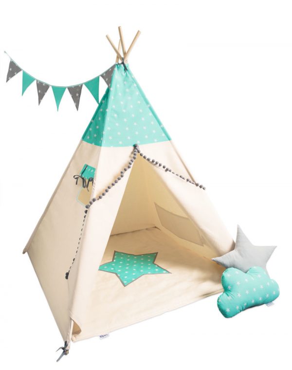 Tipi Mint Stars Boy, sada teepee 7el.