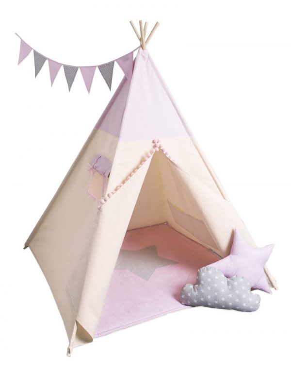 Tipi Pink Set, tipi pre dievča - sada 7 el.